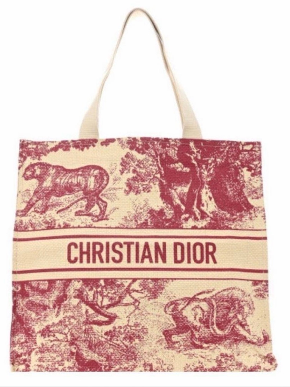 NWOT Red Christian Dior Dioriviera Tote